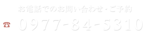 お問い合わせはTEL:0977-84-5310